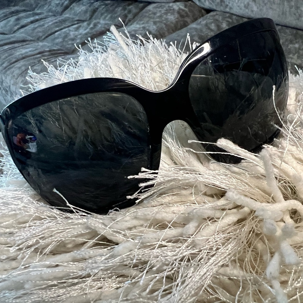 Black Versace sunglasses with original case